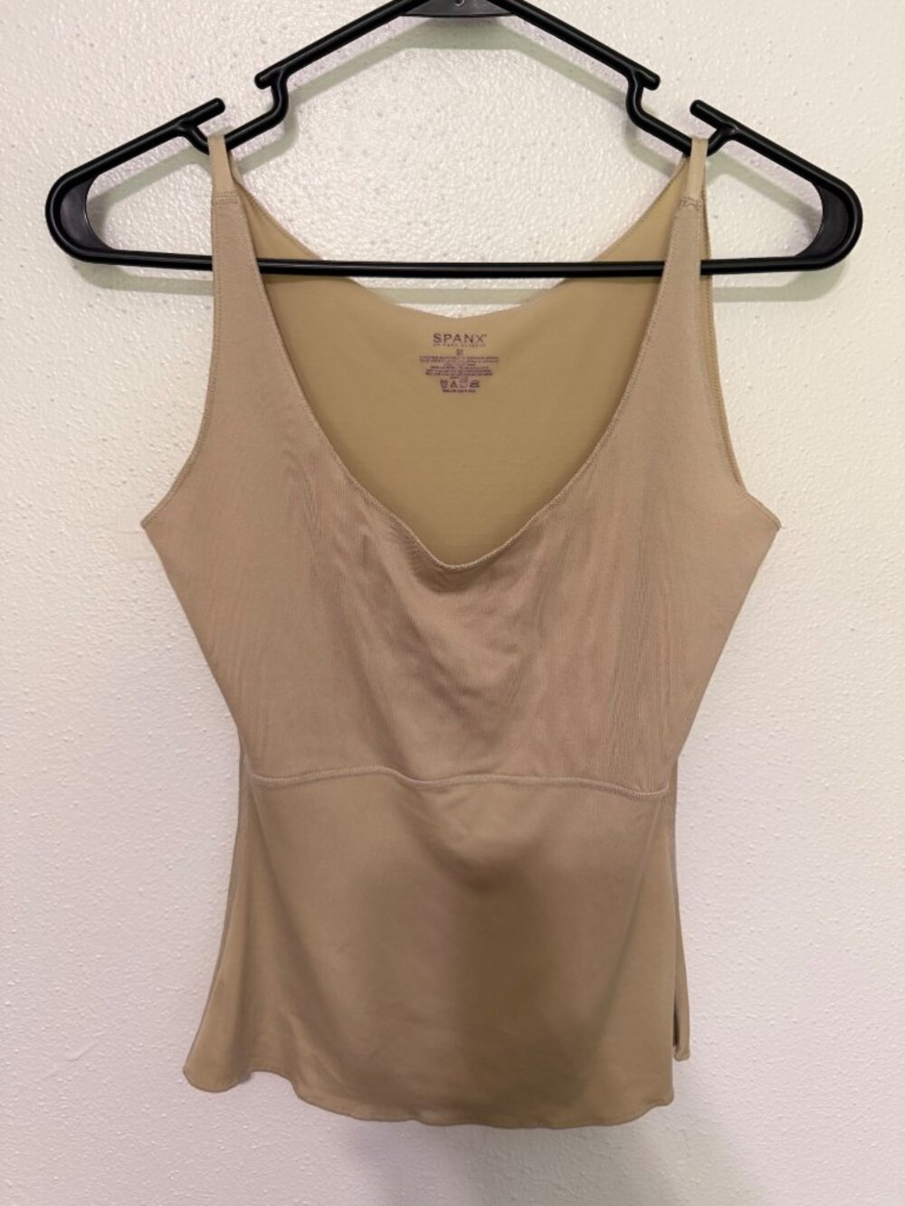 Spanx Shapewear Tank Chest/ Body Beige Womans M
